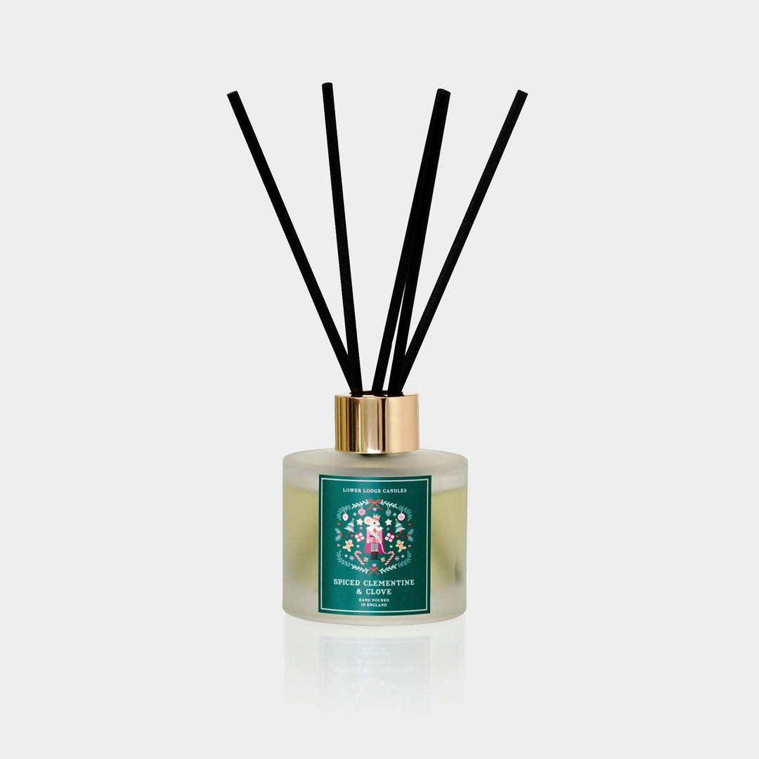 Spiced Clementine and Clove Scented Reed Diffuser