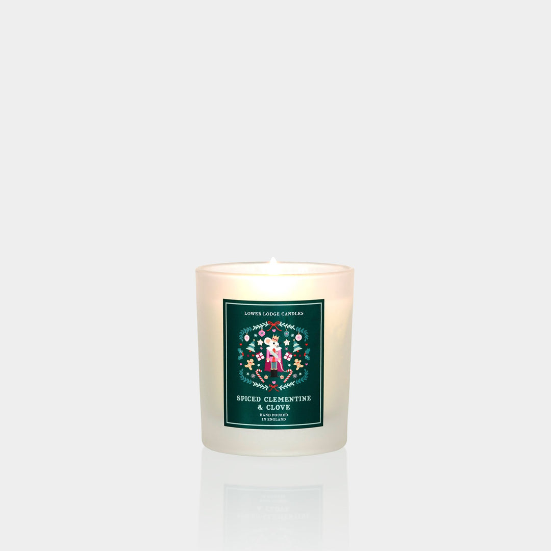 Spiced Clementine and Clove Scented Home Candle