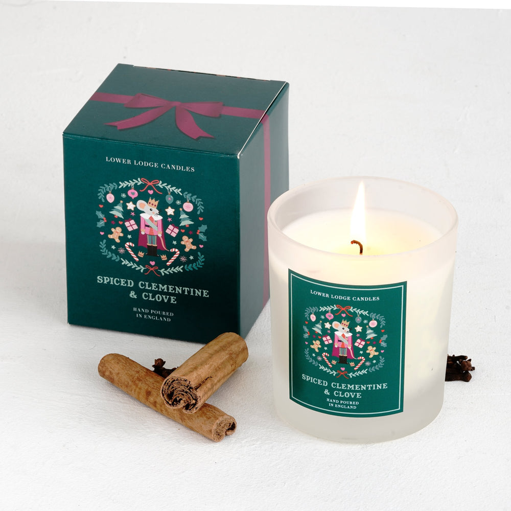 Spiced Clementine and Clove Scented Home Candle