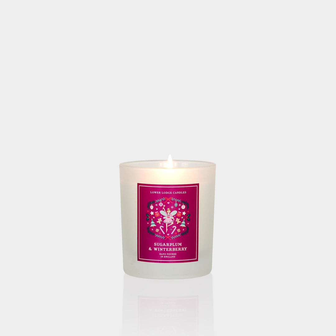 Sugarplum and Winterberry Scented Home Candle