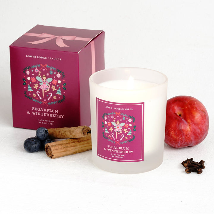 Sugarplum and Winterberry Scented Home Candle