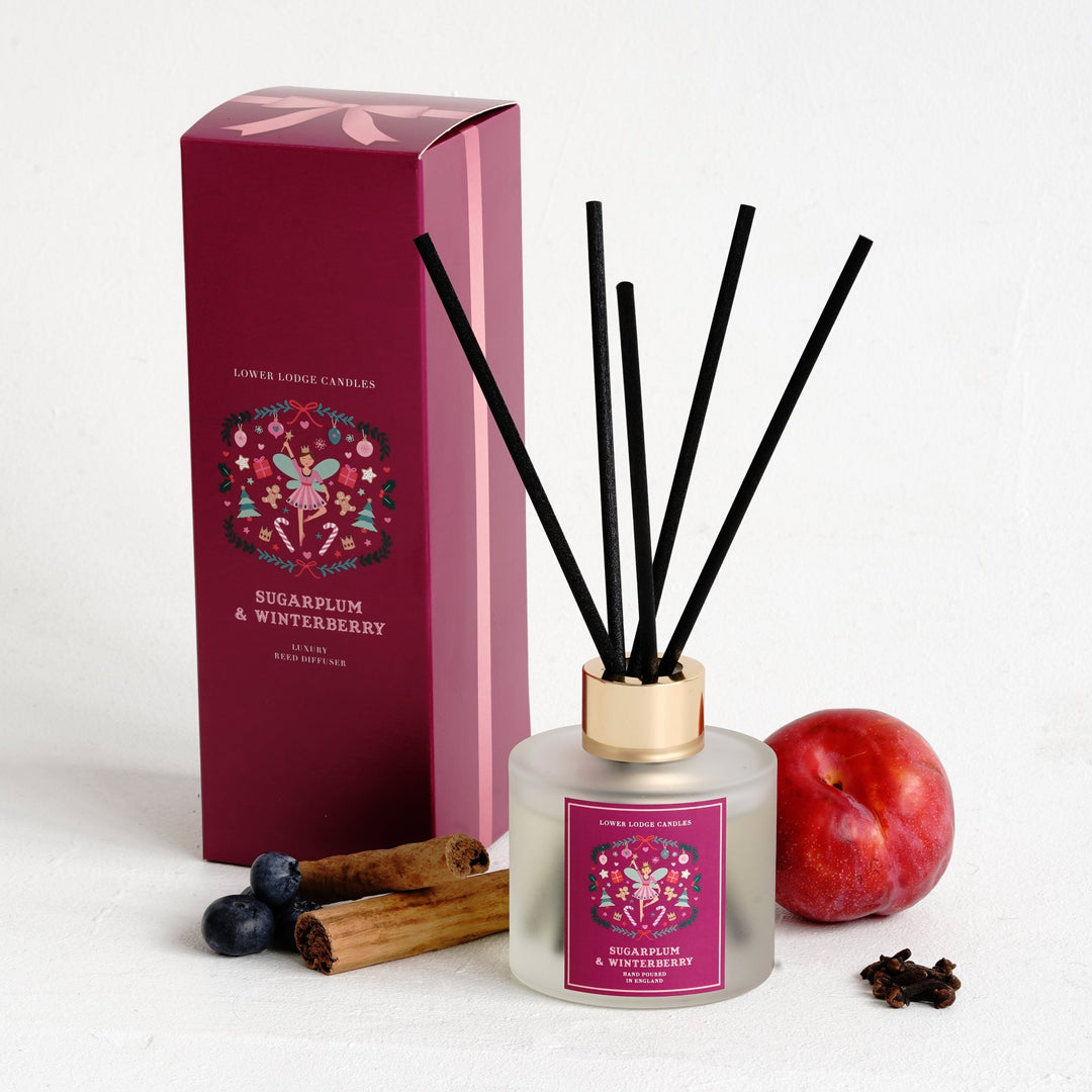 Sugarplum and Winterberry Scented Reed Diffuser