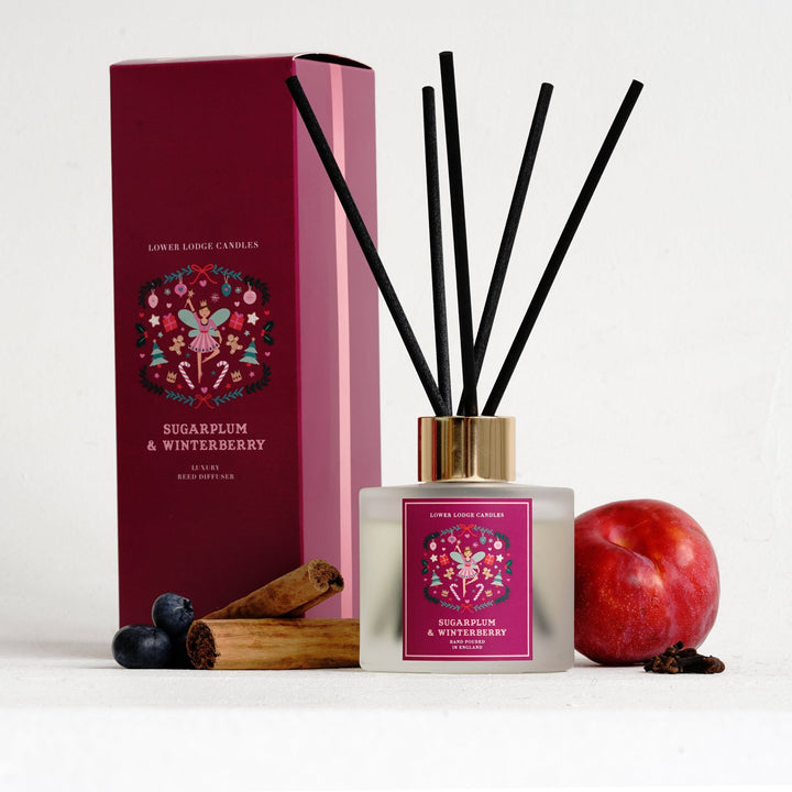 Sugarplum and Winterberry Scented Reed Diffuser