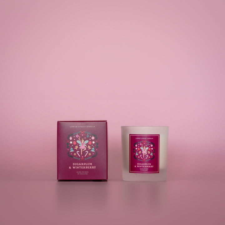 Sugarplum and Winterberry Scented Home Candle