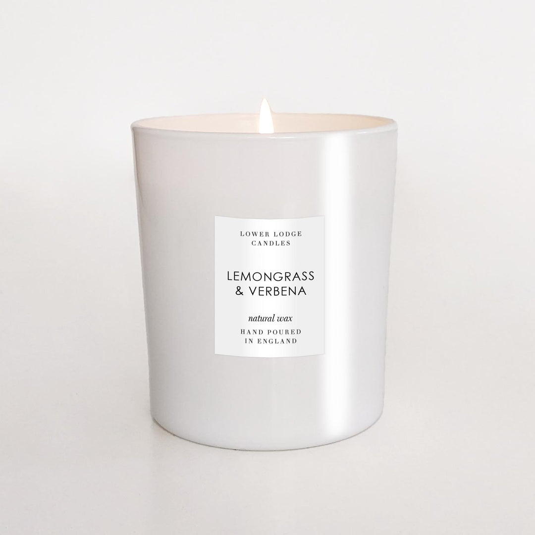 Lemongrass & Verbena Natural Wax Home Candle - Candle - Lower Lodge Candles