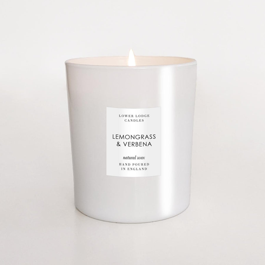 Lemongrass & Verbena Natural Wax Home Candle - Candle - Lower Lodge Candles