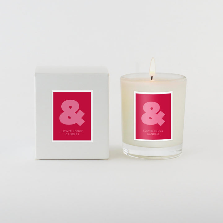 Christmas Alphabet Scented Candle - '&' from Lower Lodge Candles