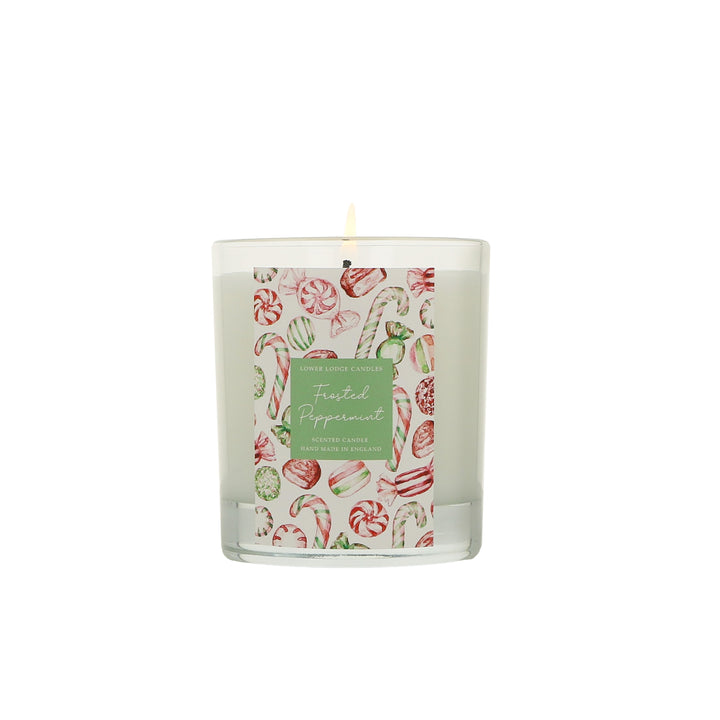 Frosted Peppermint 1 Wick Scented Candle
