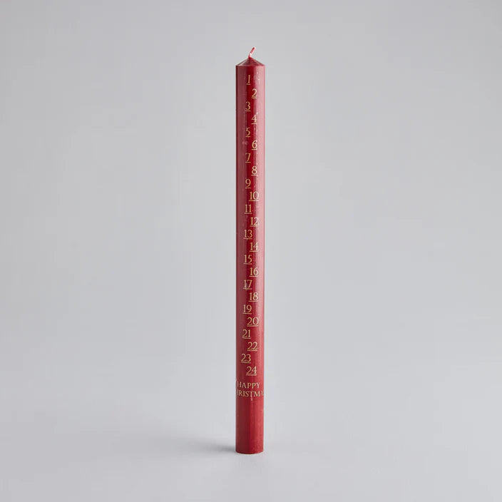 Red 7/8"x12" Advent Candle