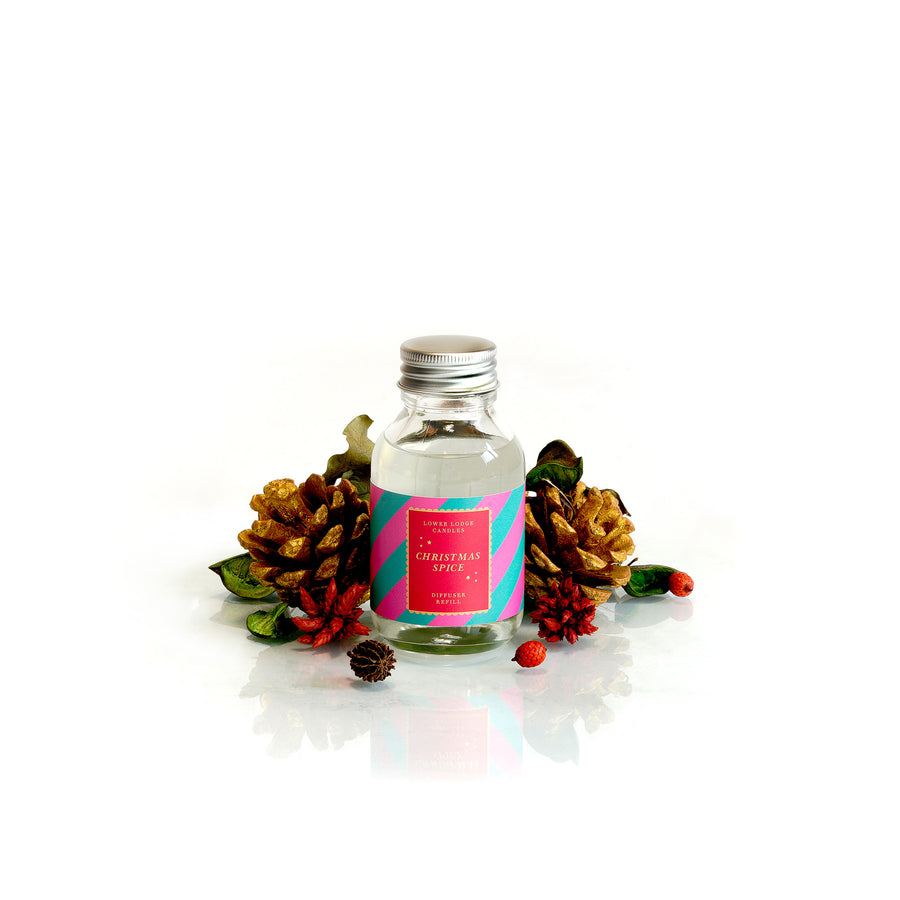 Christmas Spice Reed Diffuser Refill - Reed Diffuser - Lower Lodge Candles