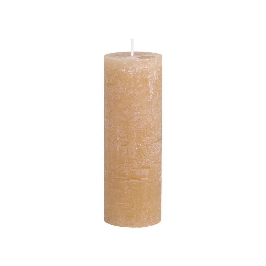 Honey luxury pillar candle