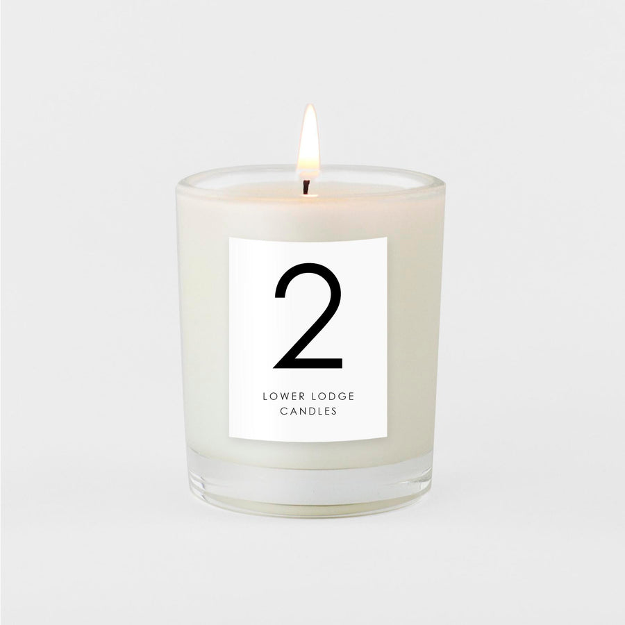 Number 2 Candle