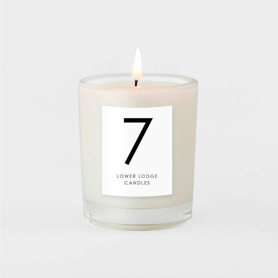 Number 7 Candle