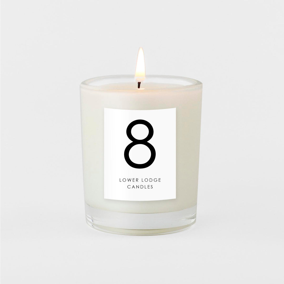 Number 8 Candle 