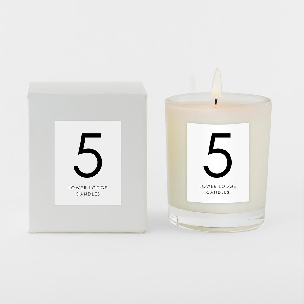 Number 5 Birthday Candle