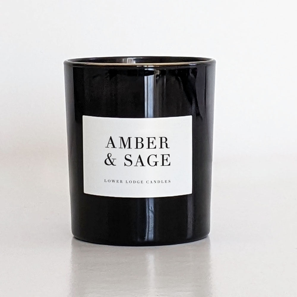 Amber & Sage 200g Scented Candle