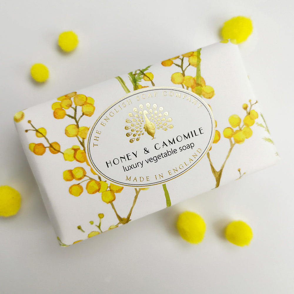 Honey & Camomile Luxury Scented Soap Bar - Soap Bars - Lower Lodge Candles