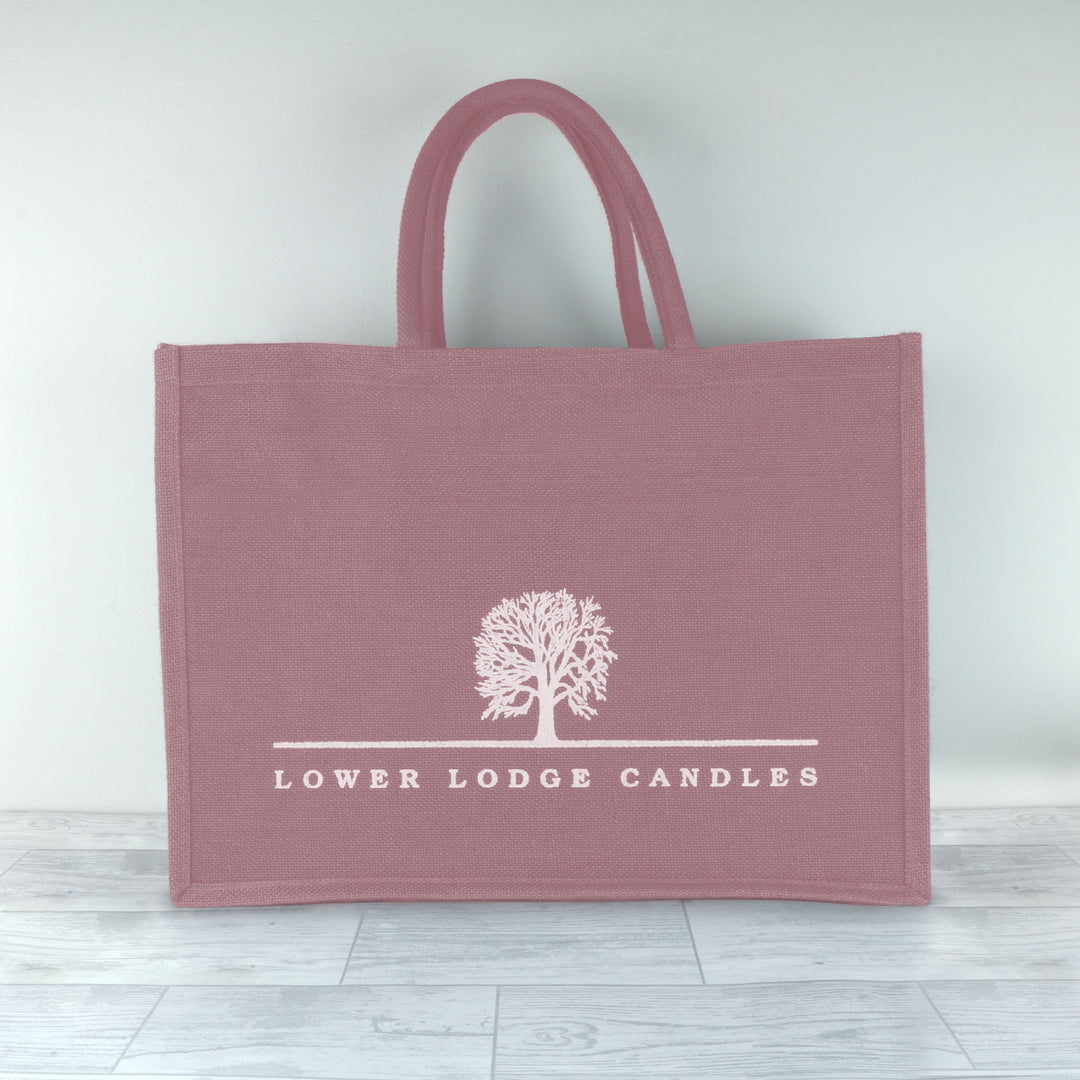 Lower Lodge Candles Pink Canvas Bag - Accessories - Lower Lodge Candles
