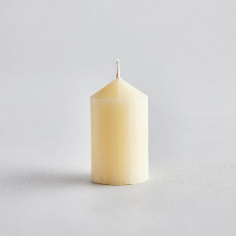 Ivory Mini Luxury Pillar Candle