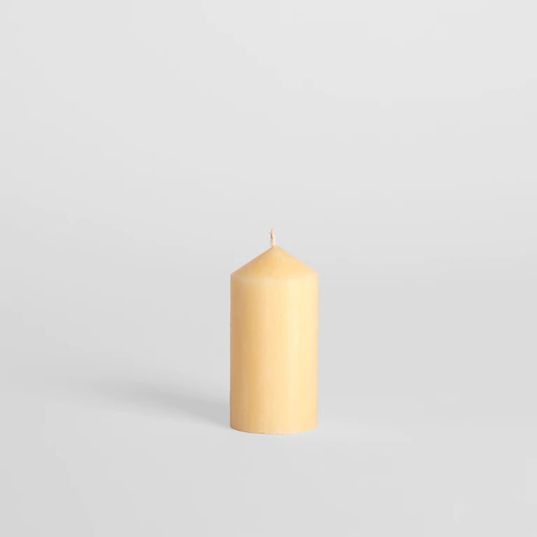 Luxury unscented pillar candle