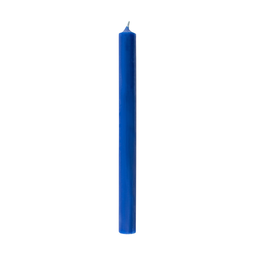 dark blue dinner candle