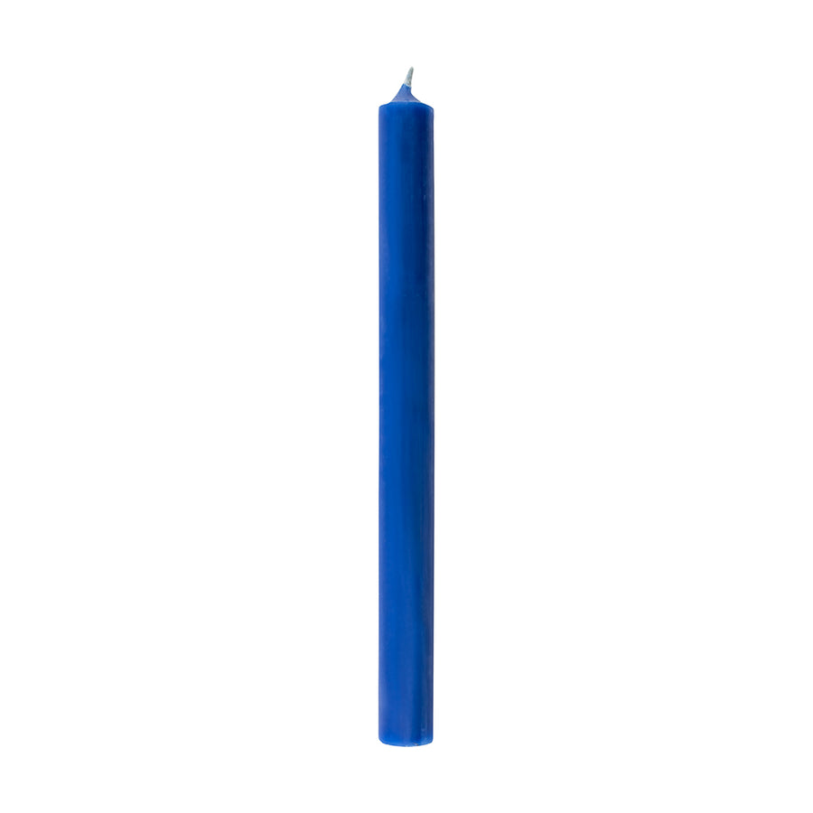dark blue dinner candle
