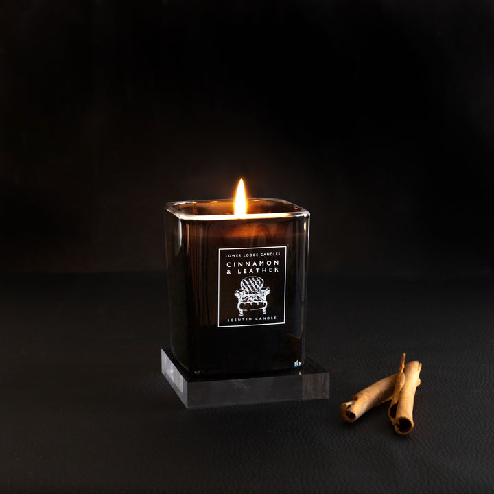 Cinnamon & Leather Home Scented Candle