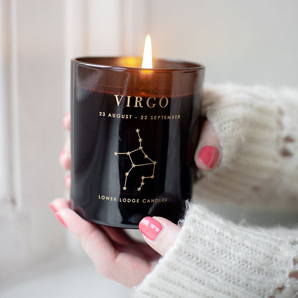 Virgo Zodiac Candle -  - Lower Lodge Candles