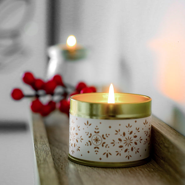 Winter Wish Scented Tin Candle.