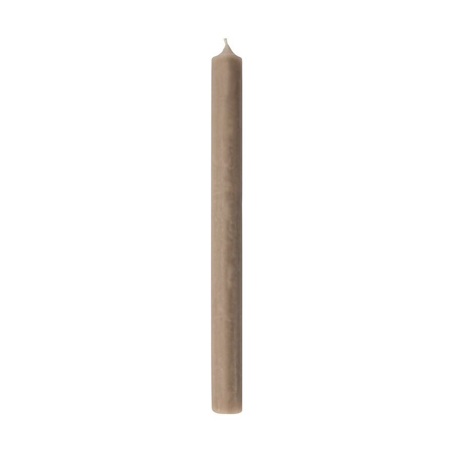 Taupe dinner candle