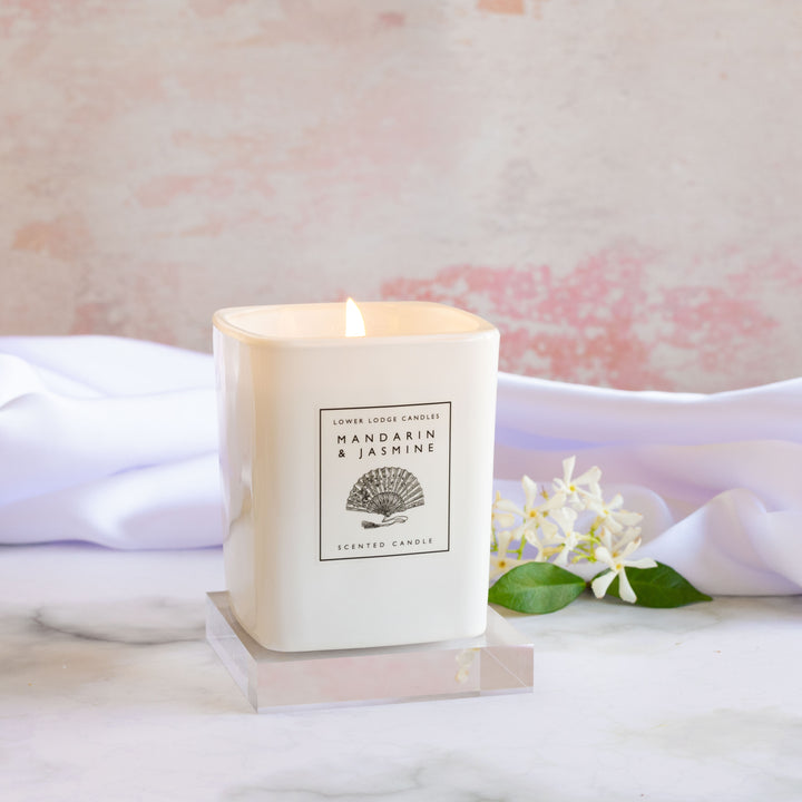 Mandarin & Jasmine Home Scented Candle - Home Candle - Lower Lodge Candles