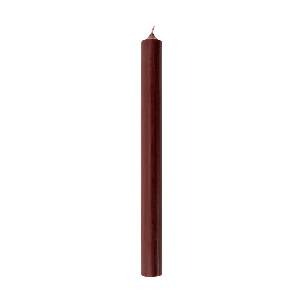 dark red dinner candle