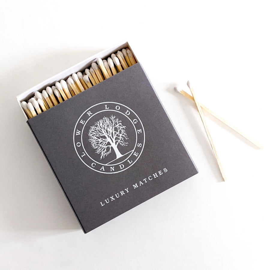 Lower Lodge Candles Grey Boxed Matches