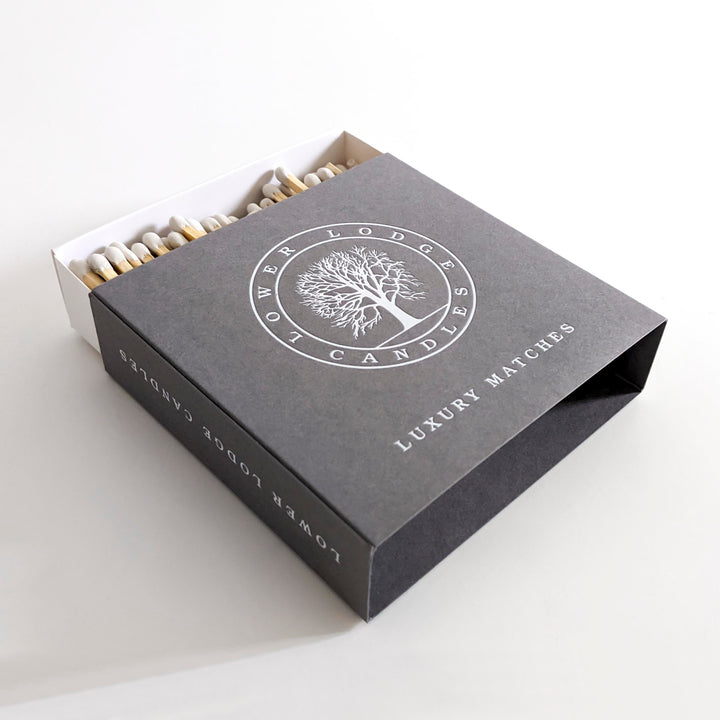 Lower Lodge Candles Grey Boxed Luxury Matches