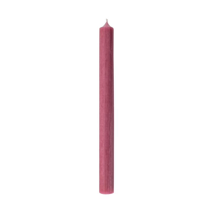 old pink dinner candle