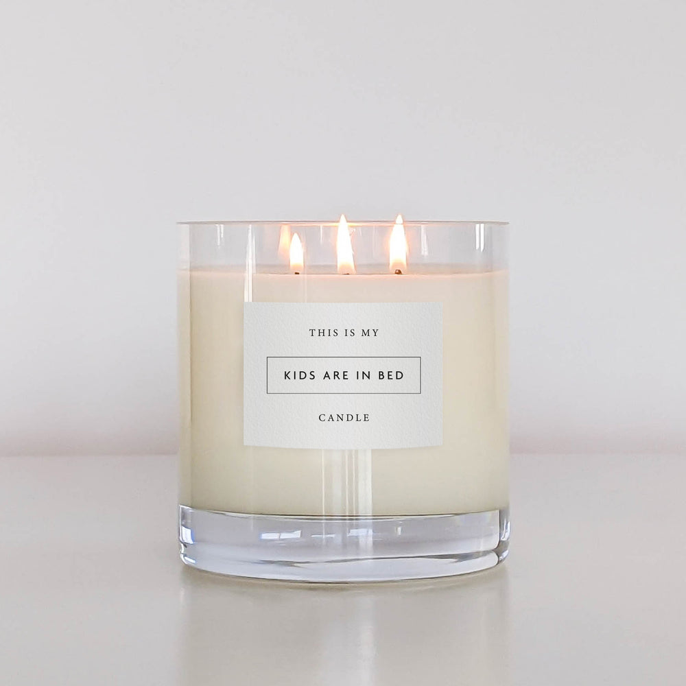 This Is My 'Kids Are In Bed'  Luxury Candle - Honey Flowers