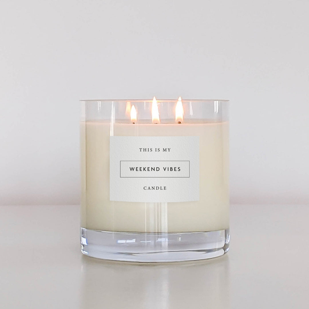 This Is My 'Weekend Vibes' Candle - Peony - This Is My Candle - Lower Lodge Candles
