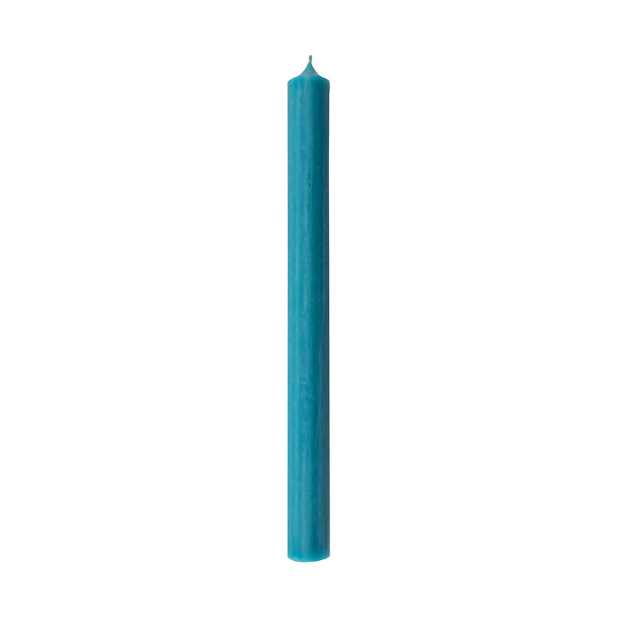 turquoise dinner candle