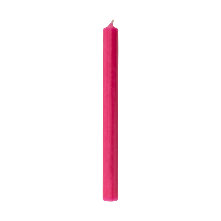 pink dinner candle
