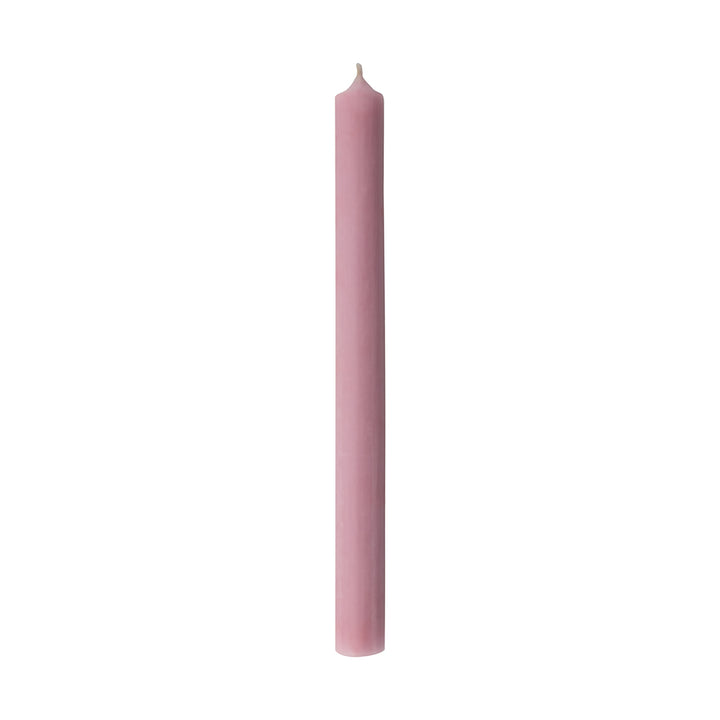 pale pink dinner candle