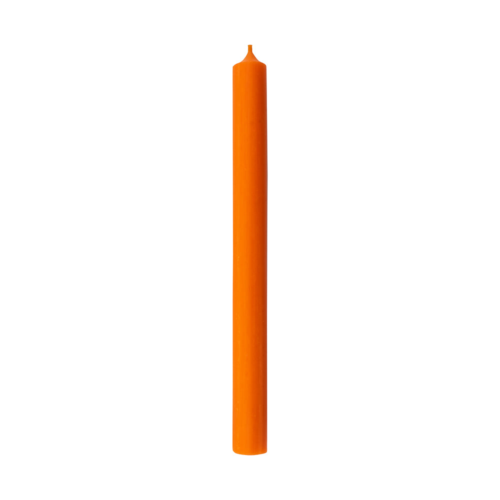 Orange dinner candle