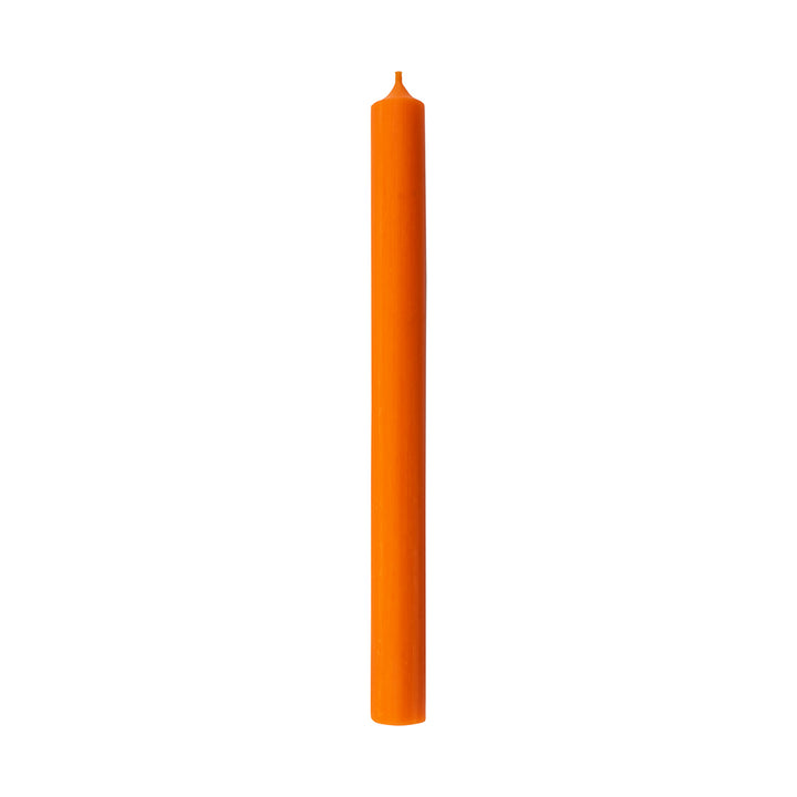 Orange dinner candle