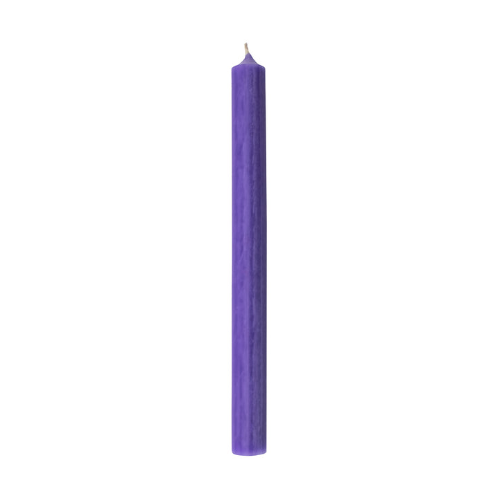 violet dinner candle