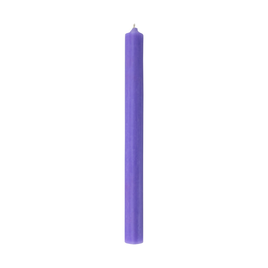 lavender colour dinner candle