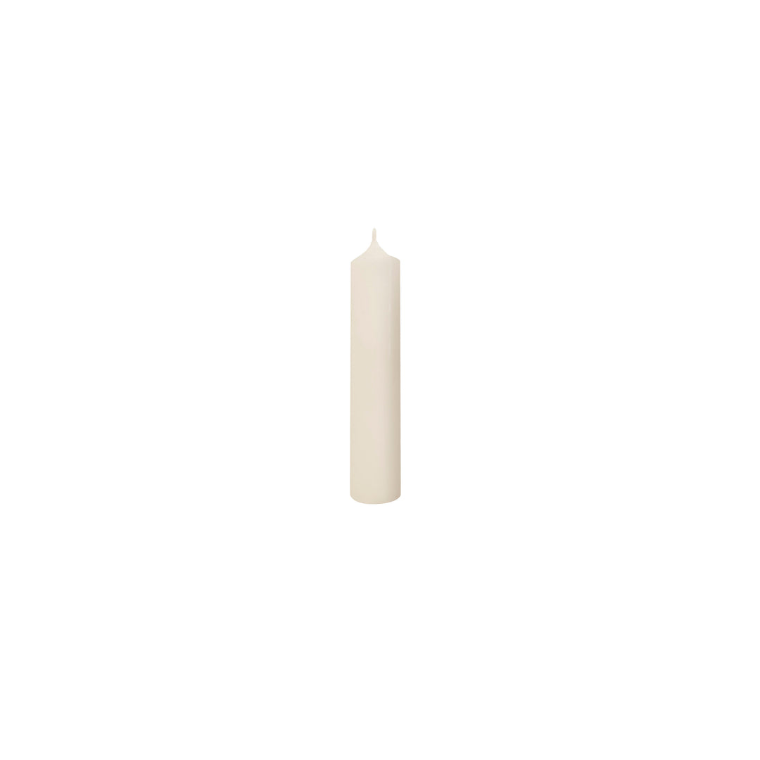Ivory Short Dinner Candle