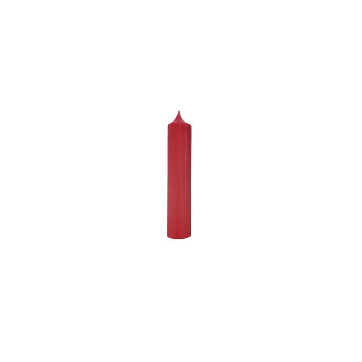 Red Short Dinner Candle