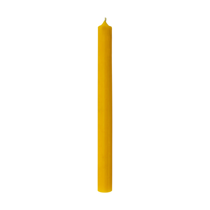 Yellow dinner candle